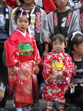 お還り　次女と三女