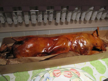 子豚の丸焼き