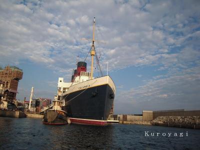 S.S.コロンビア号、夕刻の姿です☆