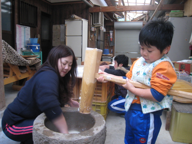 餅つき