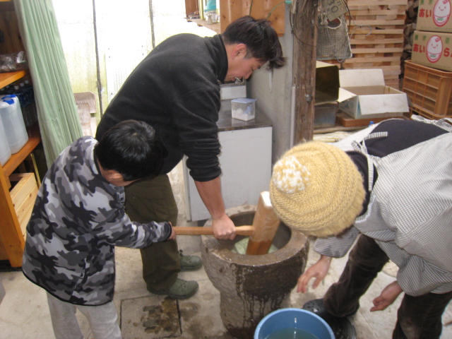 餅つき