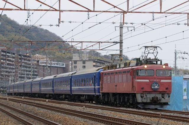 2012.1.16　遅4002ﾚ　EF81-107 2