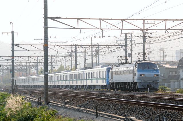 2010.11.12　9866レ　EF66-122+東京地下鉄16000系10両（千代田線用）