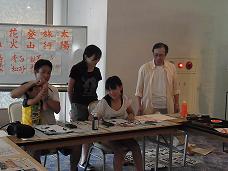 2011年夏　書道教室　２
