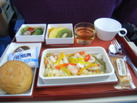 チャイナ機内食