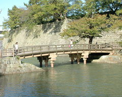 福井城址御廊下橋付近