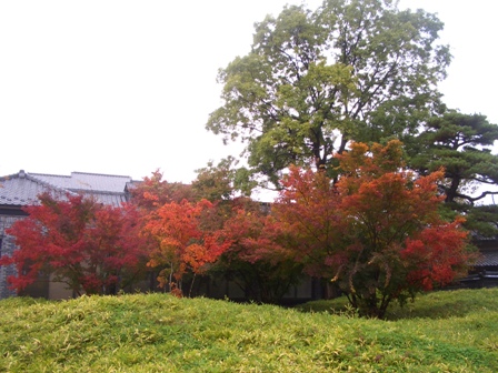 小布施の町の紅葉