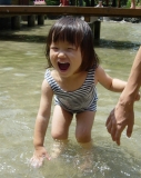 ひなた水遊び