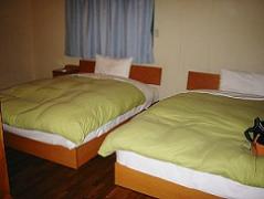 大きなベッドがあるよ～