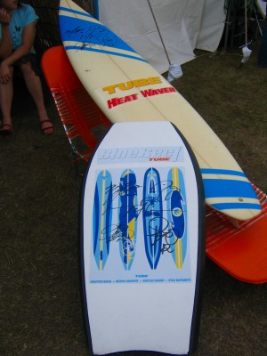 ロゴの入ったボード