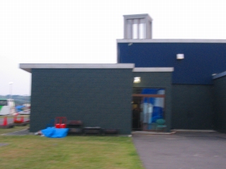 楽屋として使われたセンター