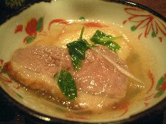 鴨ロース肉とじゃが芋の塩炊き　柚子胡椒