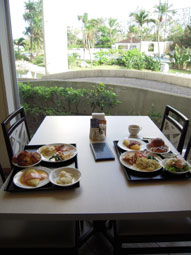 朝食バイキング