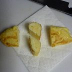 ハートの玉子焼き・手順