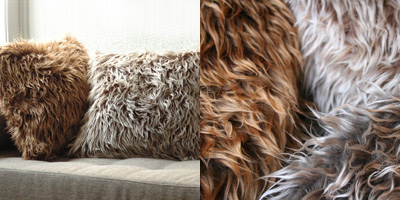 CUSHION COVER POODLE02