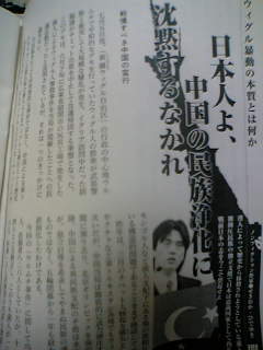 正論　ウィグルは擁護