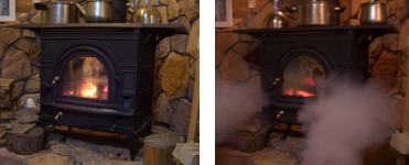 強風で薪ストーブから煙が逆噴射 ログハウスで田舎暮らし 楽天ブログ