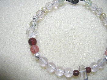 フローライト入り水晶その２