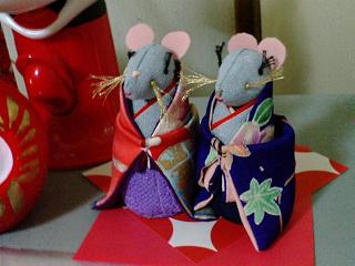 縁起物でございます☆何気にるいいずさんからのミッキーちゃんもチラリ♪