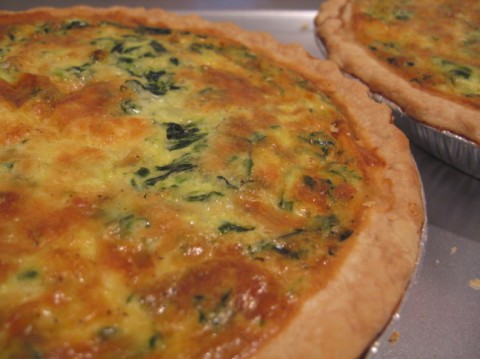 Spinach Ham Quiches