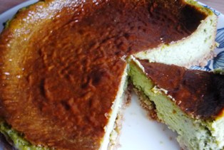 抹茶のチーズケーキ