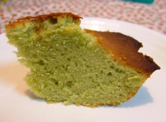 抹茶ケーキ・カット