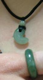 リングとミニ勾玉ちゃん着画