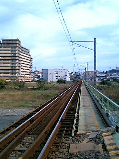 八高線の線路