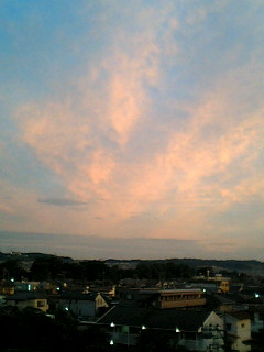 2007. 9 .12 日野市の夕空