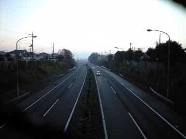 中央道　日野付近　9日朝