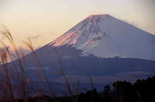 8.熱函道路から見た富士山1/26