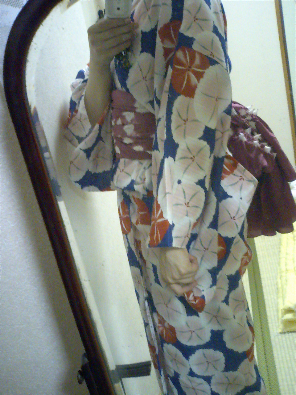 ゆかた着ました。