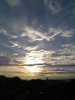 夕日