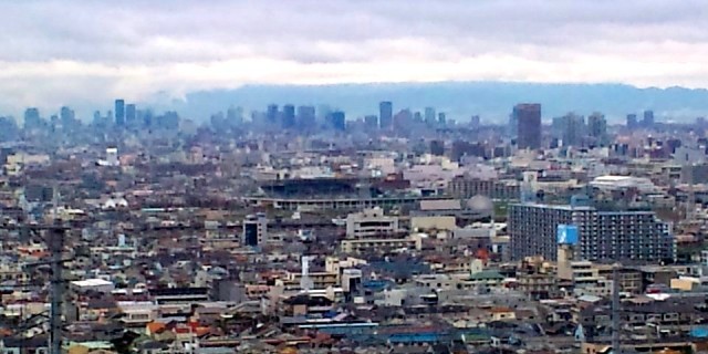 墓から大阪平野を望む.JPG