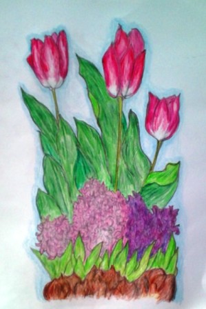 チューリップとヒヤシンス.JPG