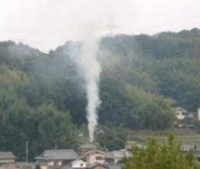 20101017ひとすじの煙