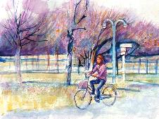 20110204　風（２）watercolor on paper 320x260mm.jpg