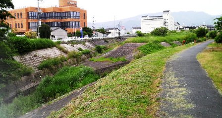 能登川と岩井川の合流点.JPG