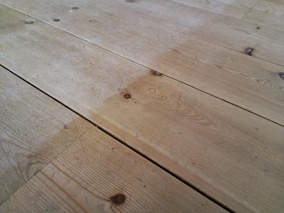 蜜蝋ワックス塗布後