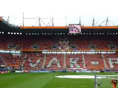 スタジアムの中