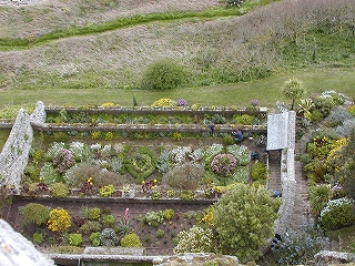 お城の中から覗き見ガーデン