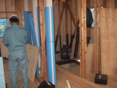 建て方完了中間検査