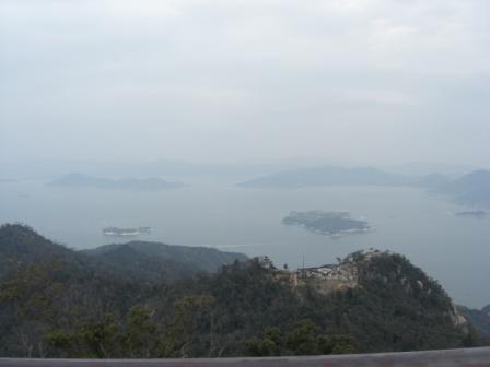 弥山頂上より