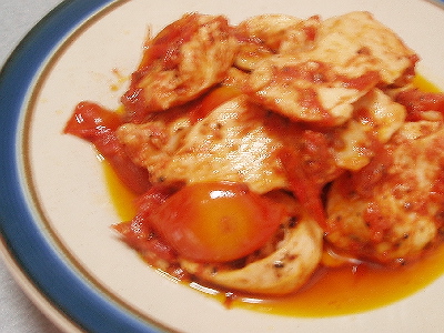 トマトのチキン煮