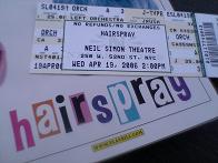 hairspray チケット