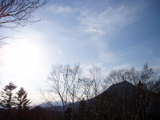 摩周湖までの空