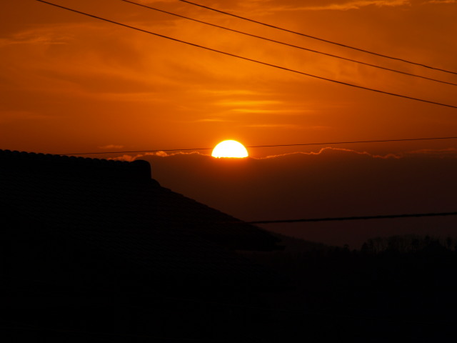 デジイチで夕陽２