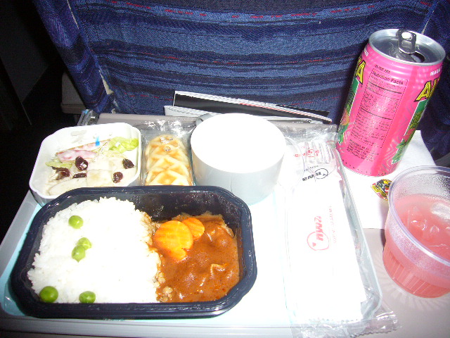 行き機内食