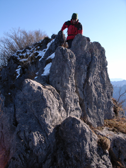 二子山西岳稜線