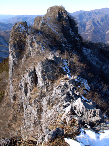 二子山西岳稜線